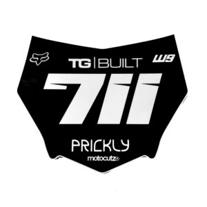 Custom MotoCutz Plate Decal